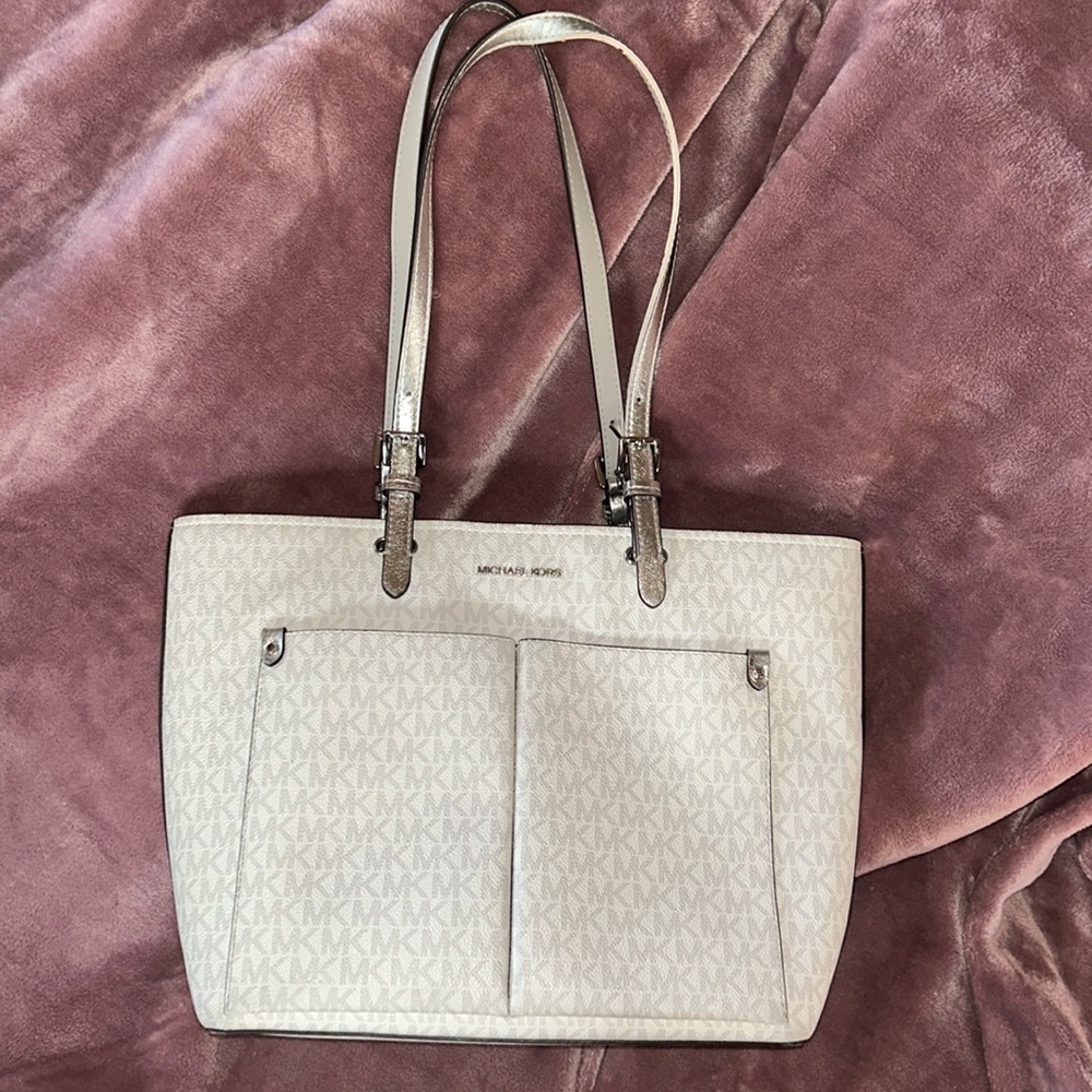 Michael Kors Cream Tote Bag